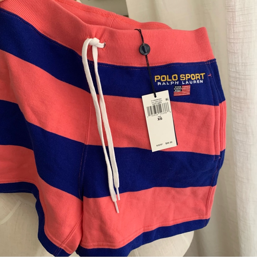 Ralph Lauren Stripe Shorts Sweatpants - Picture 7 of 10